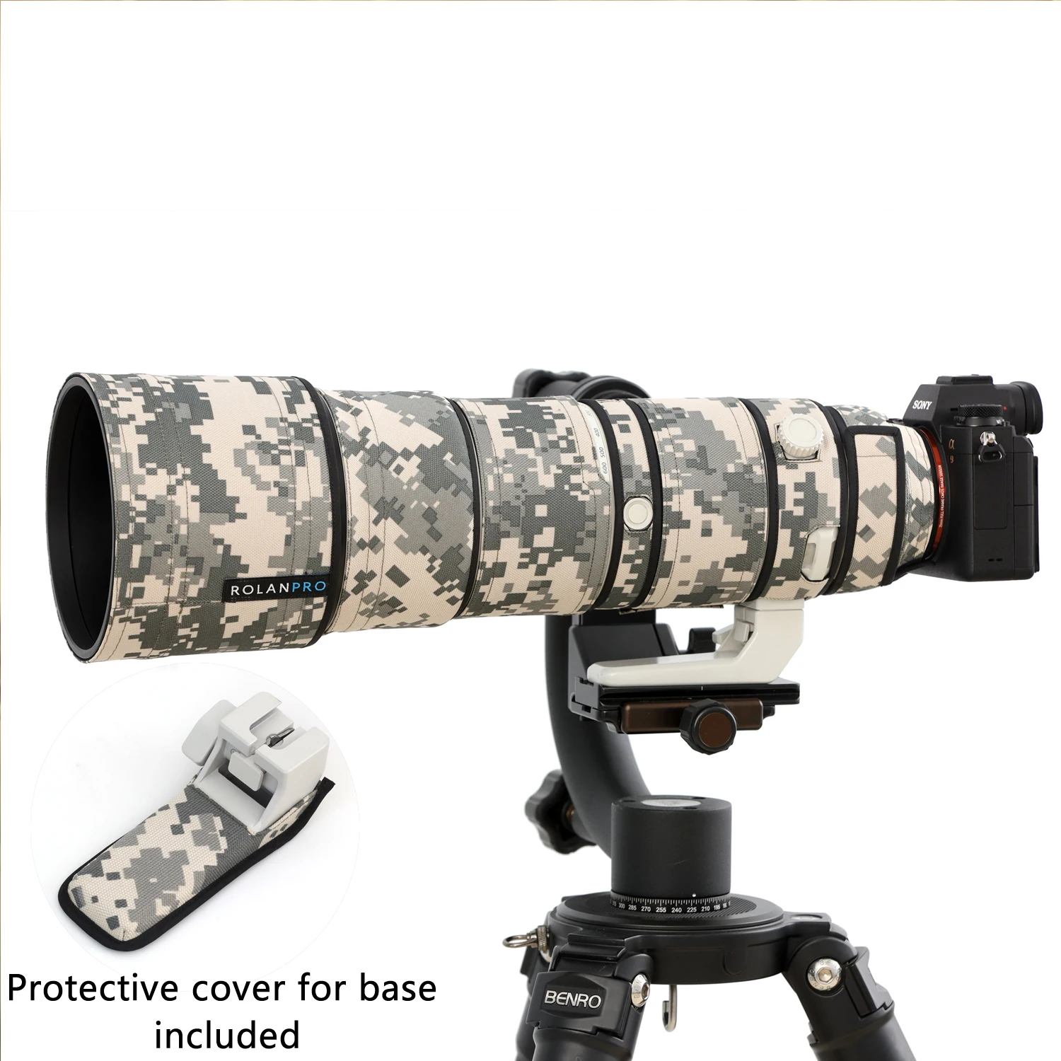 ROLANPRO Lens Coat for Sony FE 200-600mm F5.6-6.3 G OSS Lens Cover sony 200600 Camera Lens Protective Sleeve Guns Case Raincover