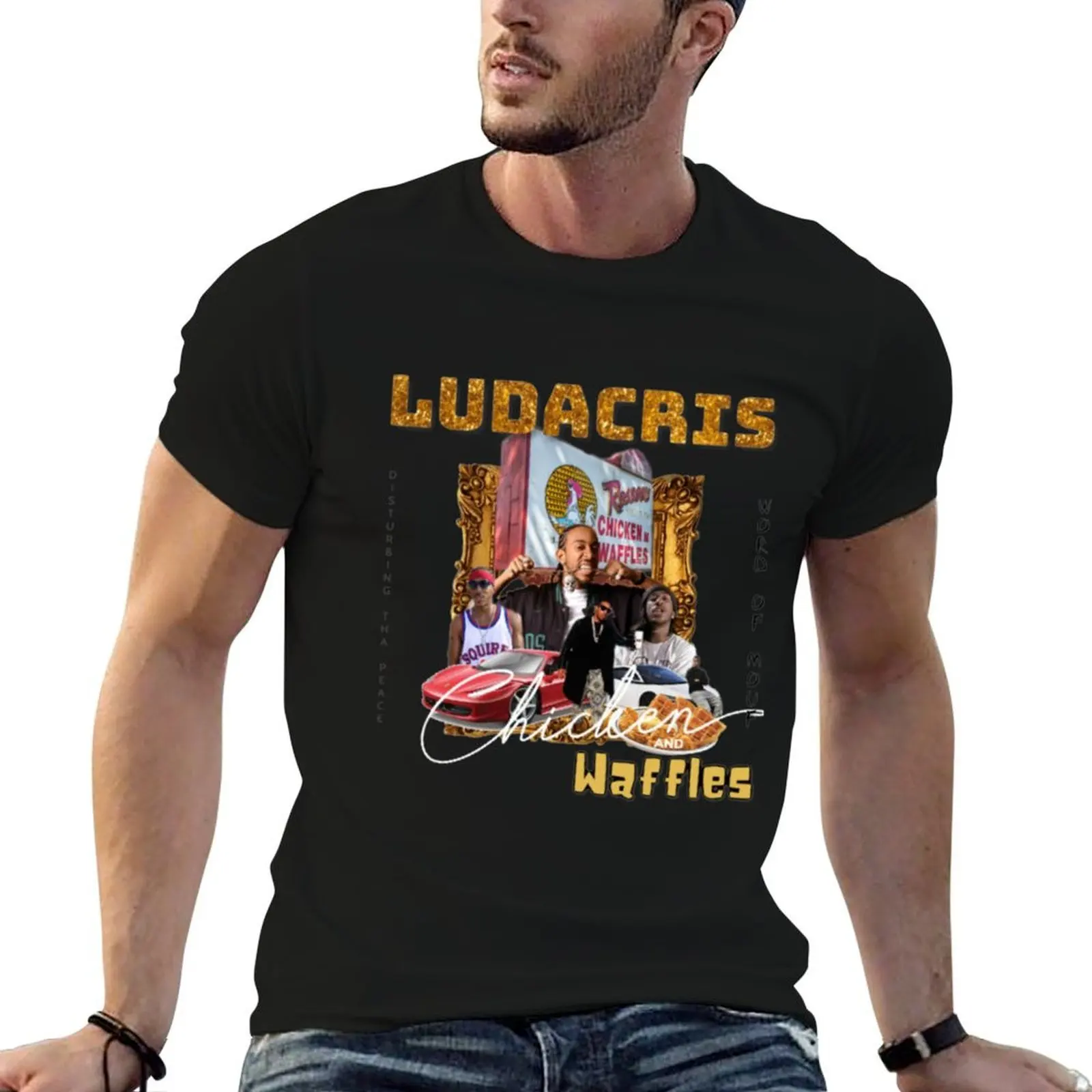 Ludacris T-Shirt Basic Plain Short Sleeve Crew Neck Tee