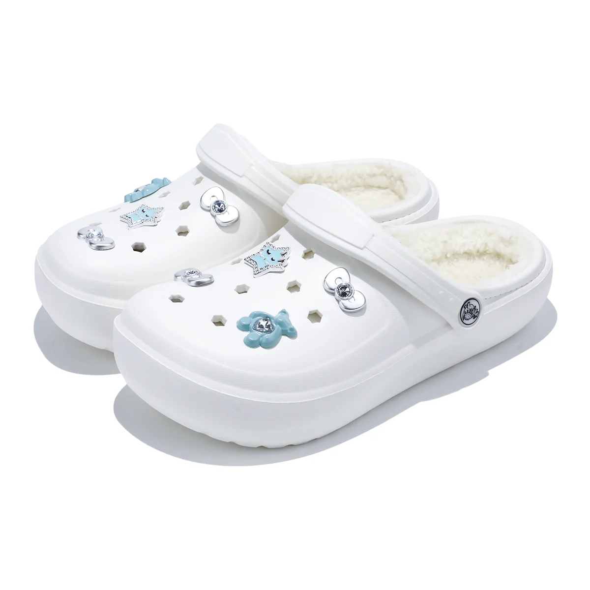 Warme Winter-Clogs für Damen, modischer und lässiger Stil, können drinnen oder draußen getragen werden 666 – Detail 14