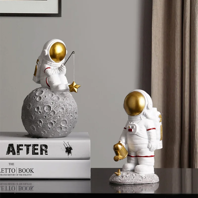 Creative Astronaut Gadgets: Astronaut Nordic TV Cabinet, Gateway, Desktop Decoration