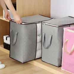 Household Use Packing Luggage Bags High Capacity Thickened Moisture-proof Non-woven Multi-functional Clothes Quilt Storage Bag