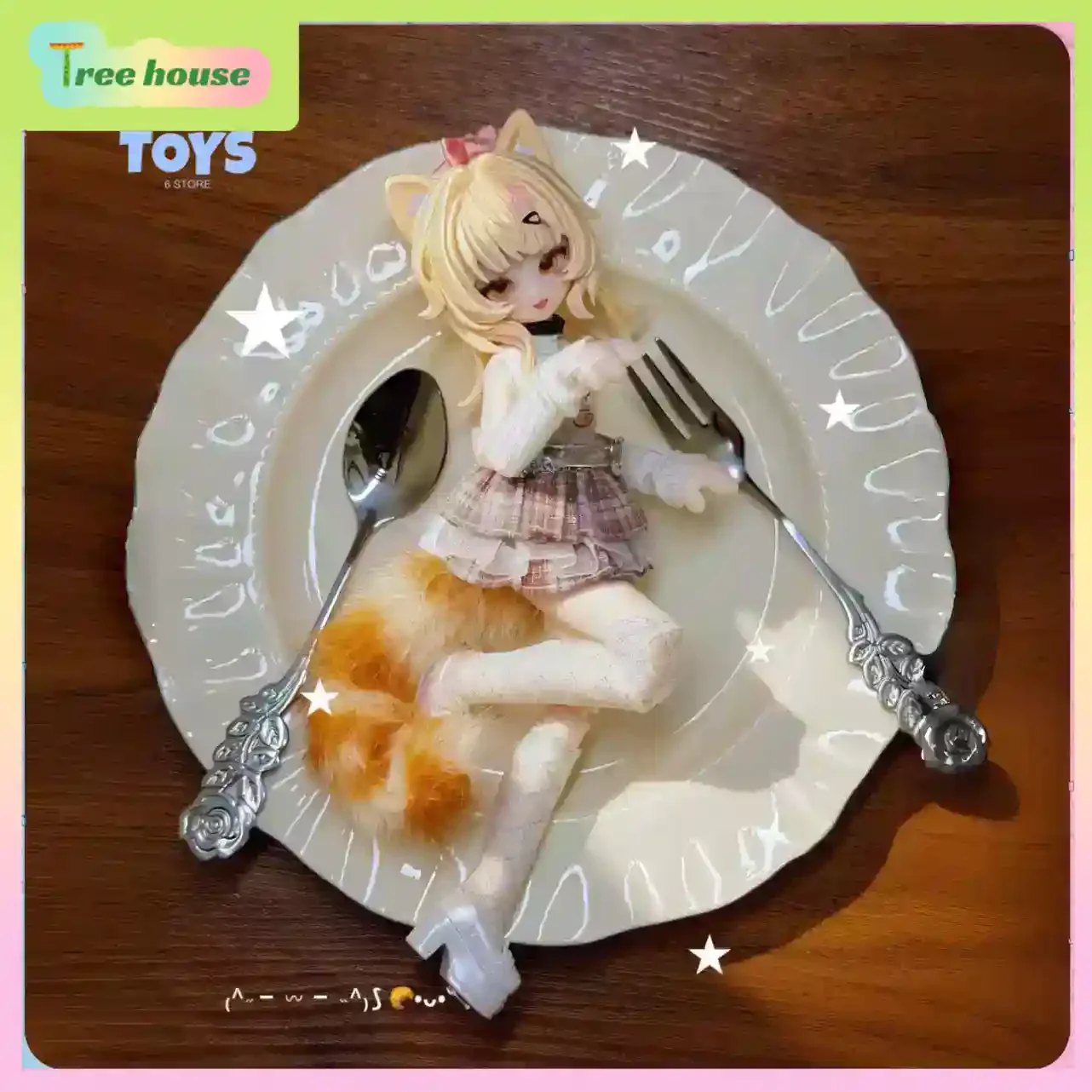 Genuine Miaomiaomiacubed "Moonlight Fairy Tale" 8cm BJD Doll | Adorable Articulated Blind Box & Cute Present,collect dolls