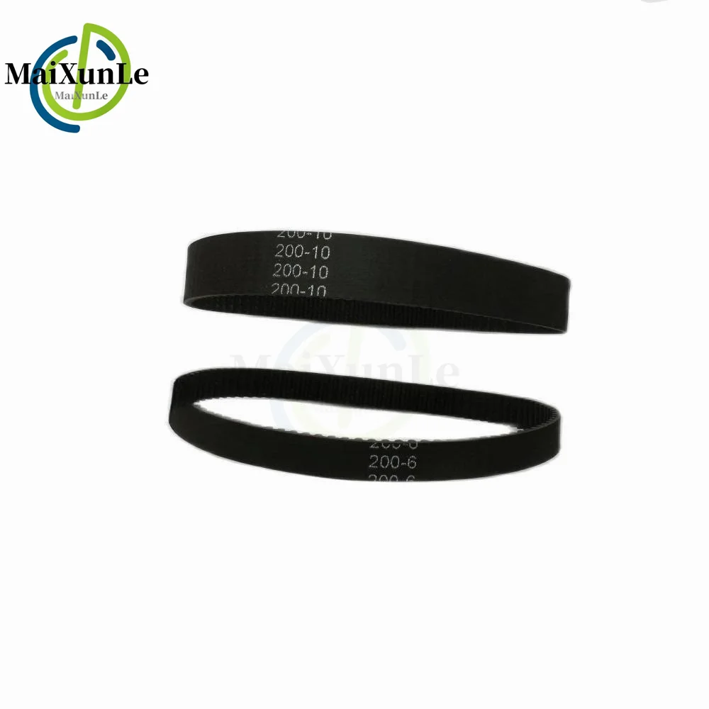 3D Printer 2GT Loop Rubber Synchronous Belt With a Circumference of 192-238mm, Suitable For a Bandwidth of 5/6/8/9/10/15mm