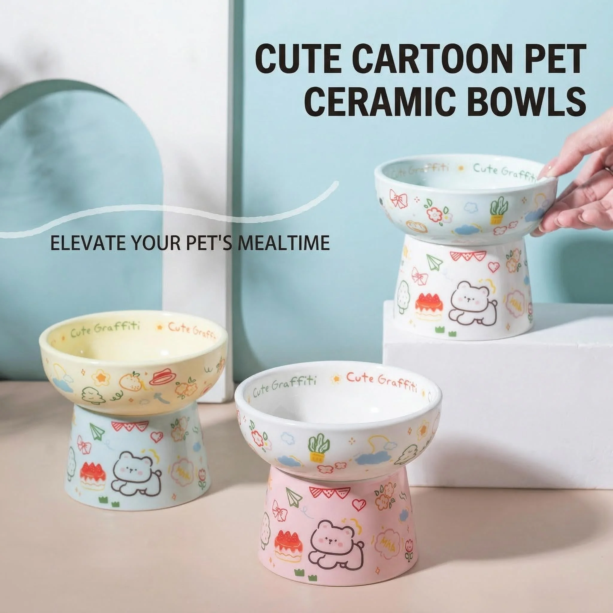 Thumbnail 4 - #18 Cheapest Elevated Cat Feeding Bowls Deals You Can Get