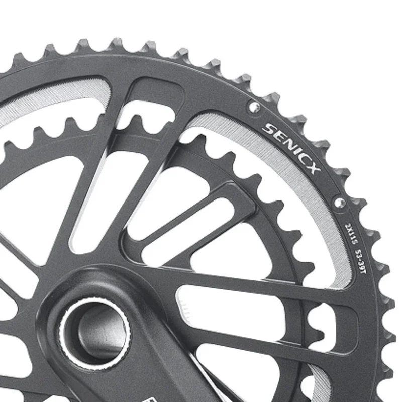 SENICX Bicycle Cranks 165/170/175mm for Road / Folding Bikes Fixed Gear High-quality 6061 Aluminum Alloy Crank Arms Bike Parts