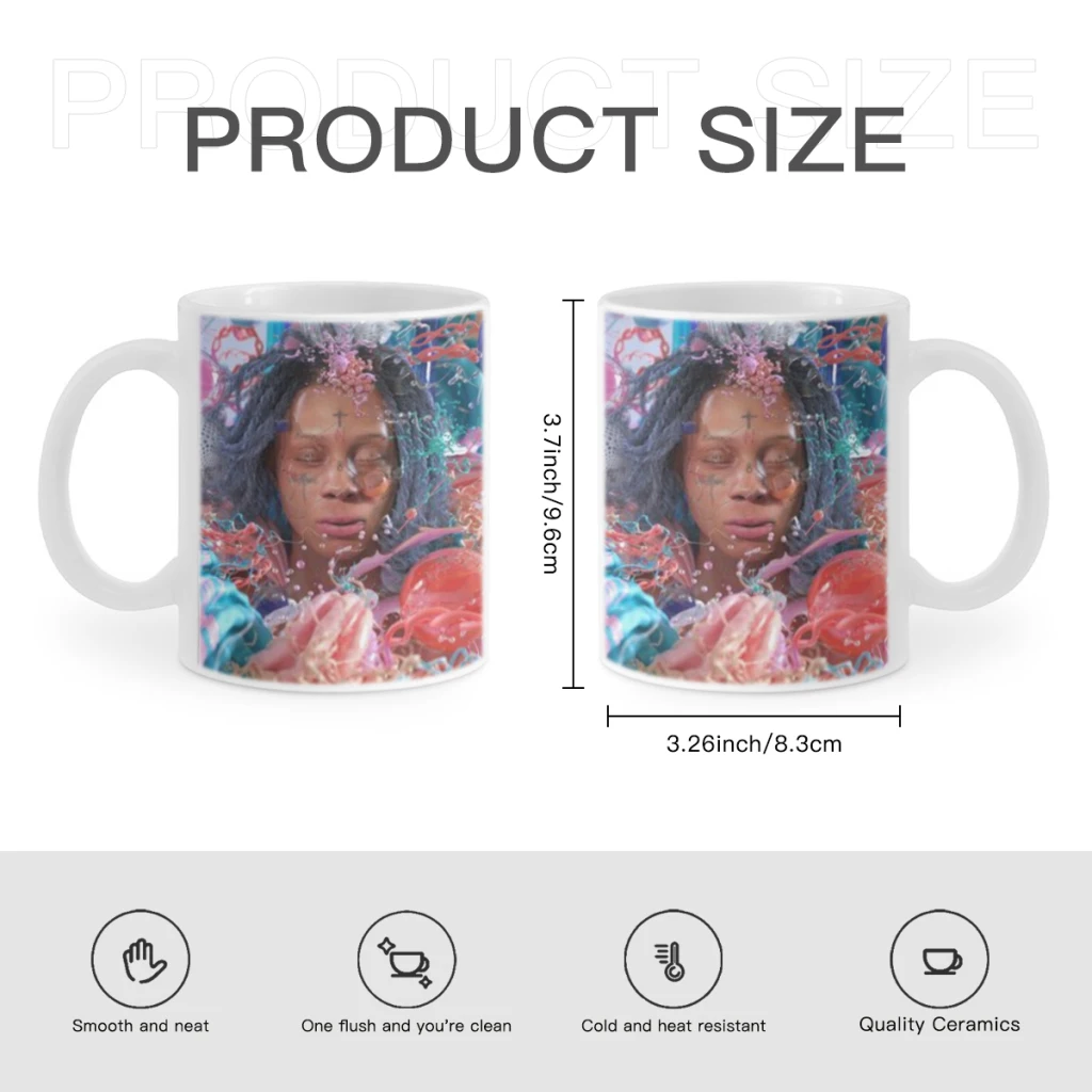 Rapper T-Trippies R-Red Free shipping Ceramic Cup Coffee Oatmeal Breakfast Cup Creative Personality Mug