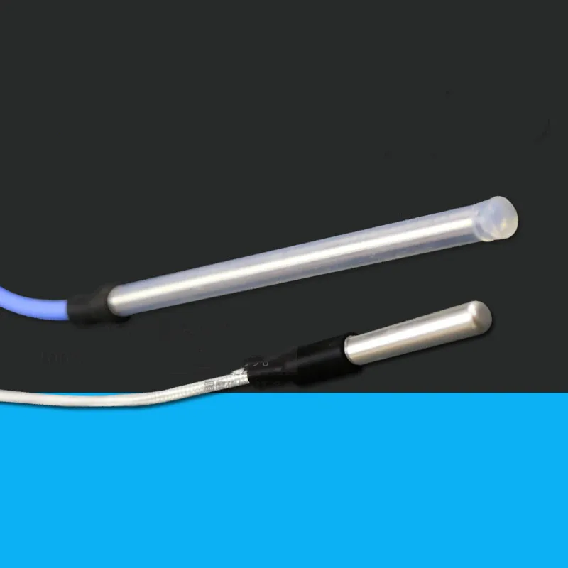 1Pcs 0.5M-5M DS18B20เซ็นเซอร์อุณหภูมิฉนวนกันความร้อนสูง3 Core ป้องกันการกัดกร่อนกันน้ำก้านสแตนเลส18B20