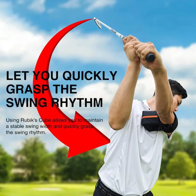 Golf Swing Ball Elastic Golf Swing Trainer For Arm Golf Training Aid Golf Practice Equipment Smart Ball Posture Corrector