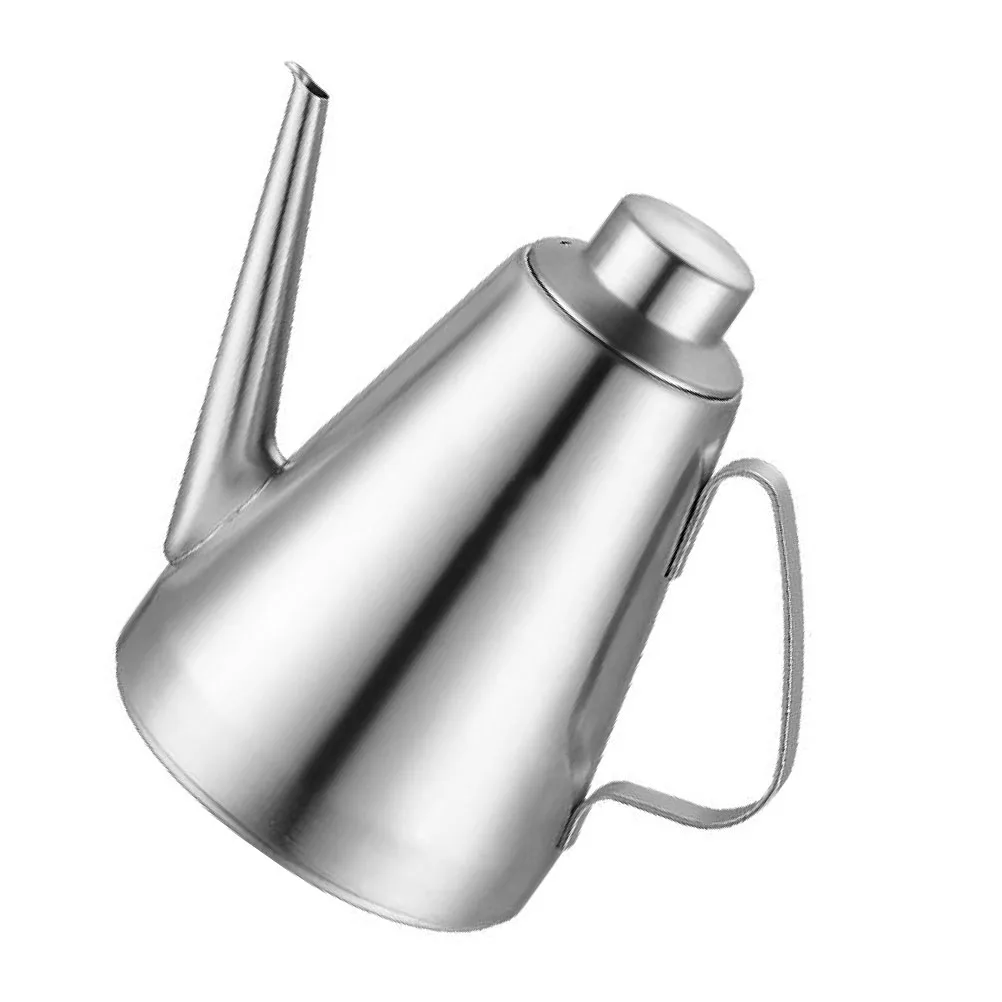 

Stainless Steel Bottle Sauce Dispenser Handle Seasoning Bottle Kitchen Condiment Container Soy Oil Holder Reusable Clean