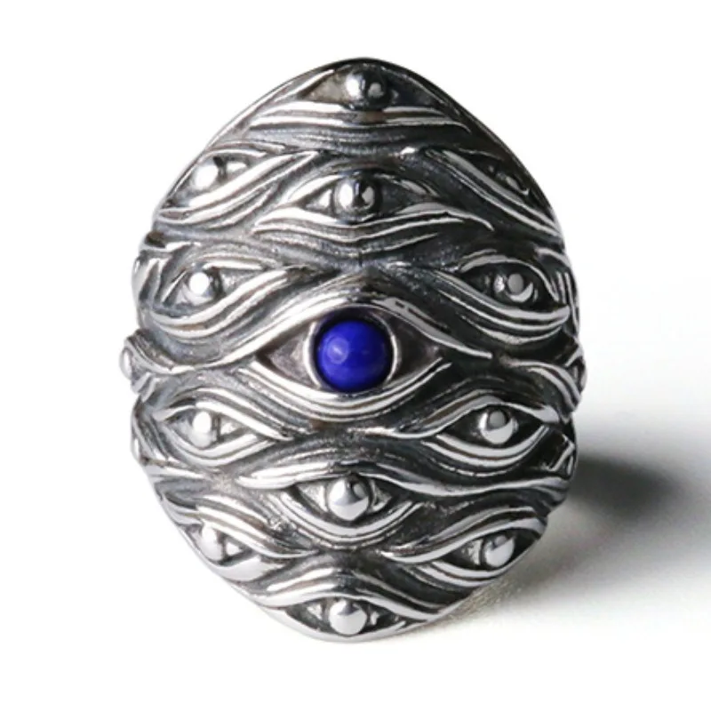 شيطان، وحش، شبح، خاتم ريترو، حلقات إكسسوارات ملابس الهيب هوب الليلية