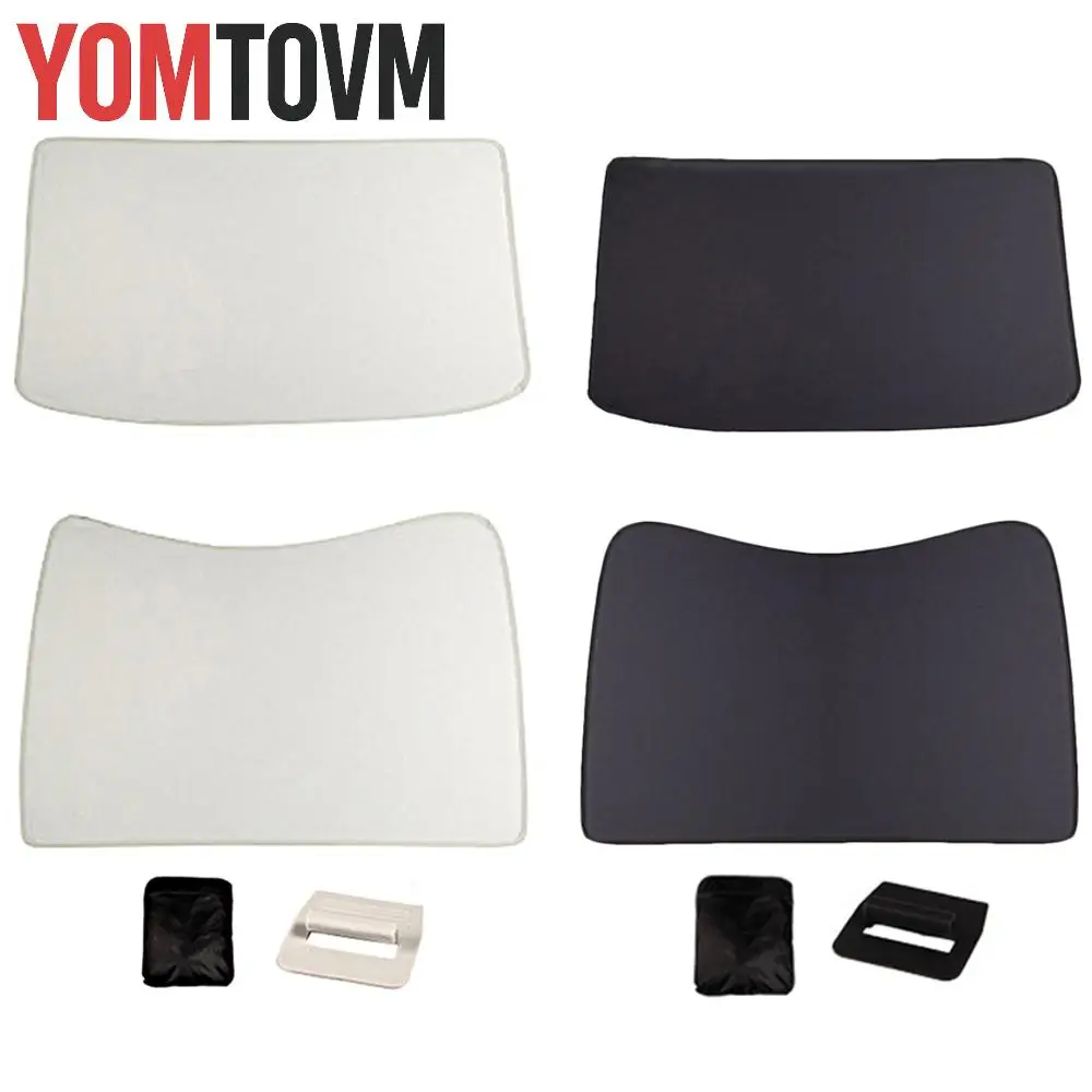 Sunroof Sunshade for Tesla Model 3 Roof Window Shade Mesh Full Cover No-Collapse Heat Insulation 2PCS Set
