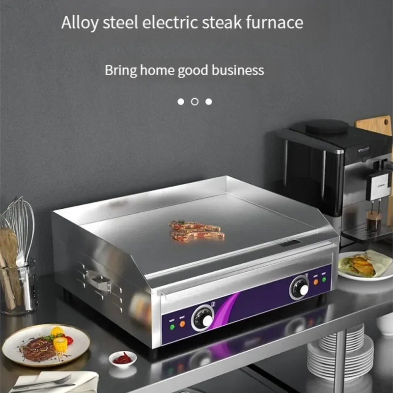 2025 Barbecued Iron Plate Electric Grill Japanese Style Frying Equipment Steak Machine Hand Grab Cake Machine