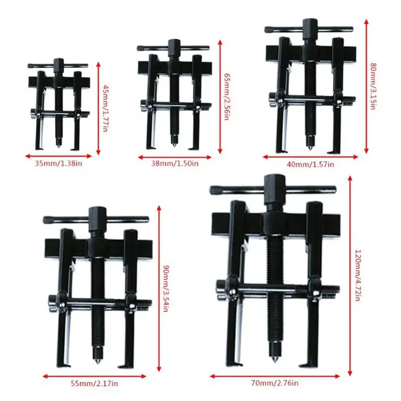 Carro Forjado Maxila dupla Extrator de engrenagem durável User friendly Rolamento sólido Puxando Removedor Veículo Armadura Rolamento Extrator