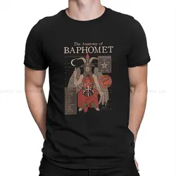 The Anatomy Man's TShirt Baphomet Satan Lucifer Crewneck Tops T Shirt Funny Birthday Gifts