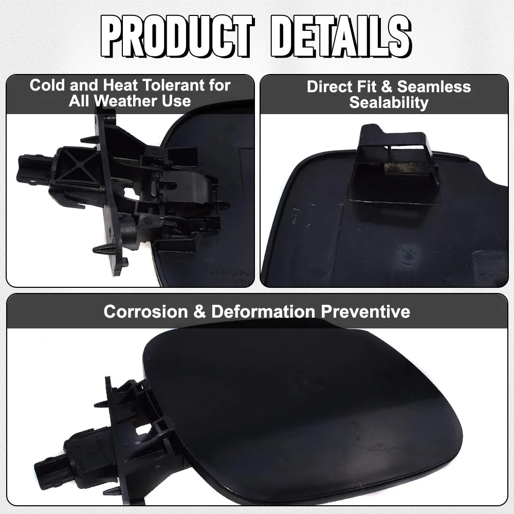 Brandstoftank Vuldop Cover Flap Scharnier Afdichting Ongeverfd Zwart voor Renault Scenic 1999 2000 2001 2002 2003 7700428371 7700838514