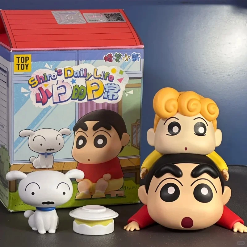 

Original Crayon Shin-Chan Little White'S Daily Life Series Pvc Blind Box Cute Trendy Toy Collect Desk Decor Kids Birthday Gift