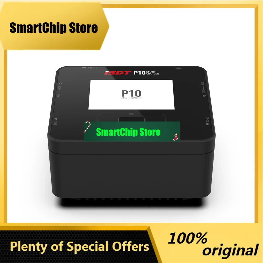 SmCpISDT P10 250WX2 10AX2 DC Dual Channel Smart Charger For 1-6S Lipo Li-ion Life NiCd NiMH LiHV PB Battery