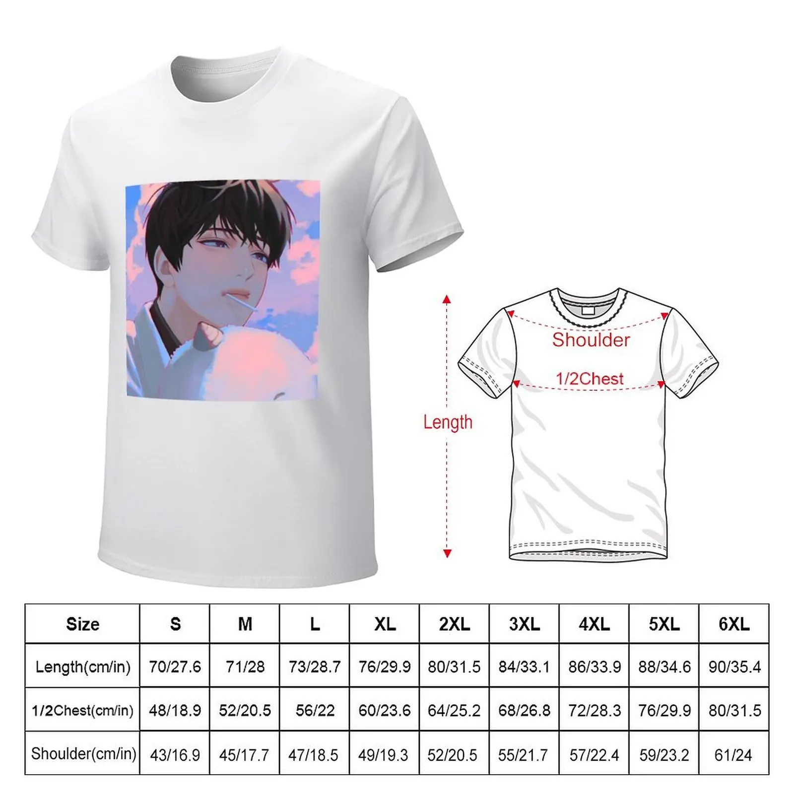 Kim Dokja T-shirt summer top sweat men graphic t shirts