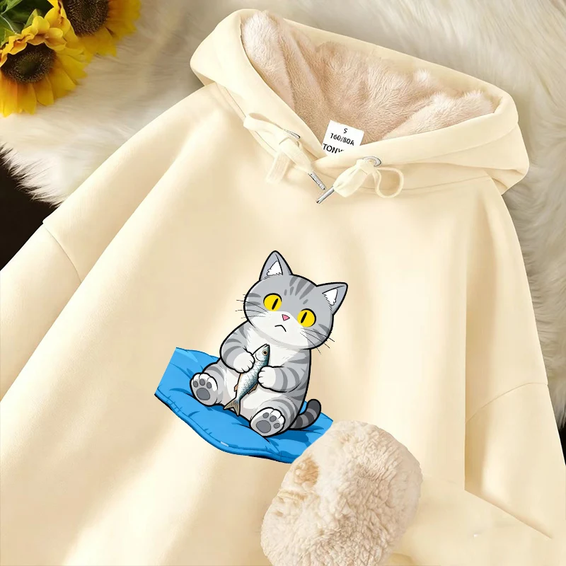 

Мужская толстовка с капюшоном, утепленная флисом, теплая, осенне-зимняя, повседневная, из дышащей полиэстеровой ткани, с принтом