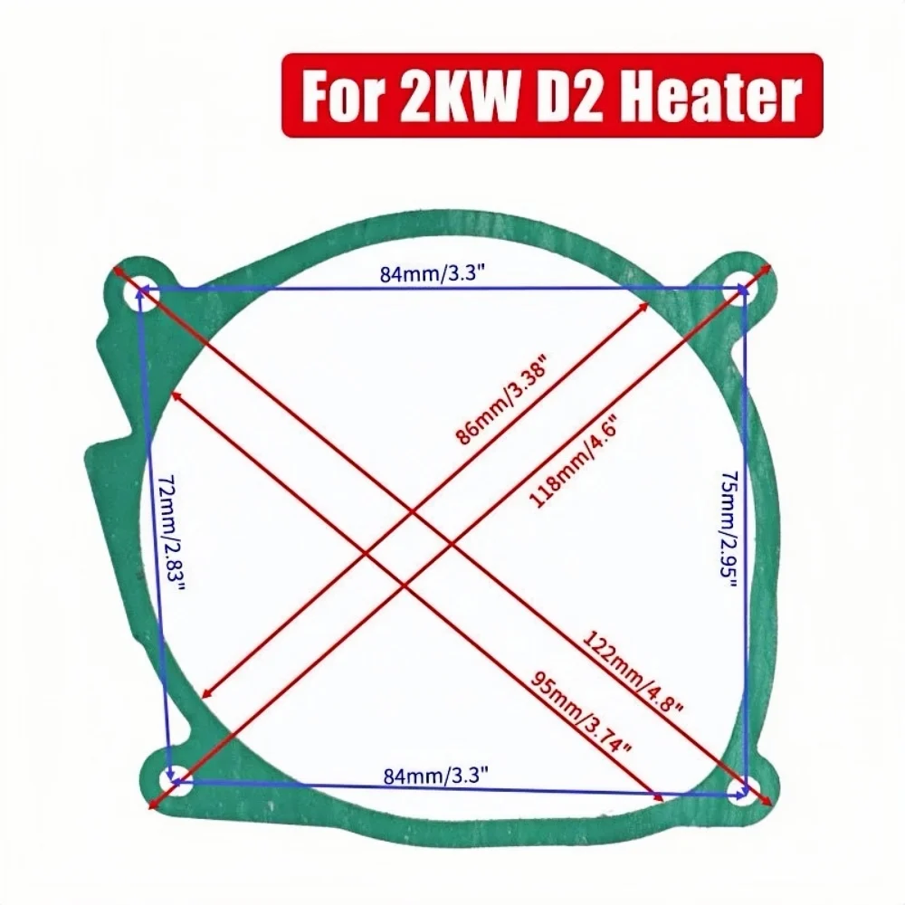 1/3/5x 2KW 5KW Diesel Parking Heater Burner Combustion Chamber Gasket 252069060001 Fit Eberspacher Airtronic D2 D4 D4S