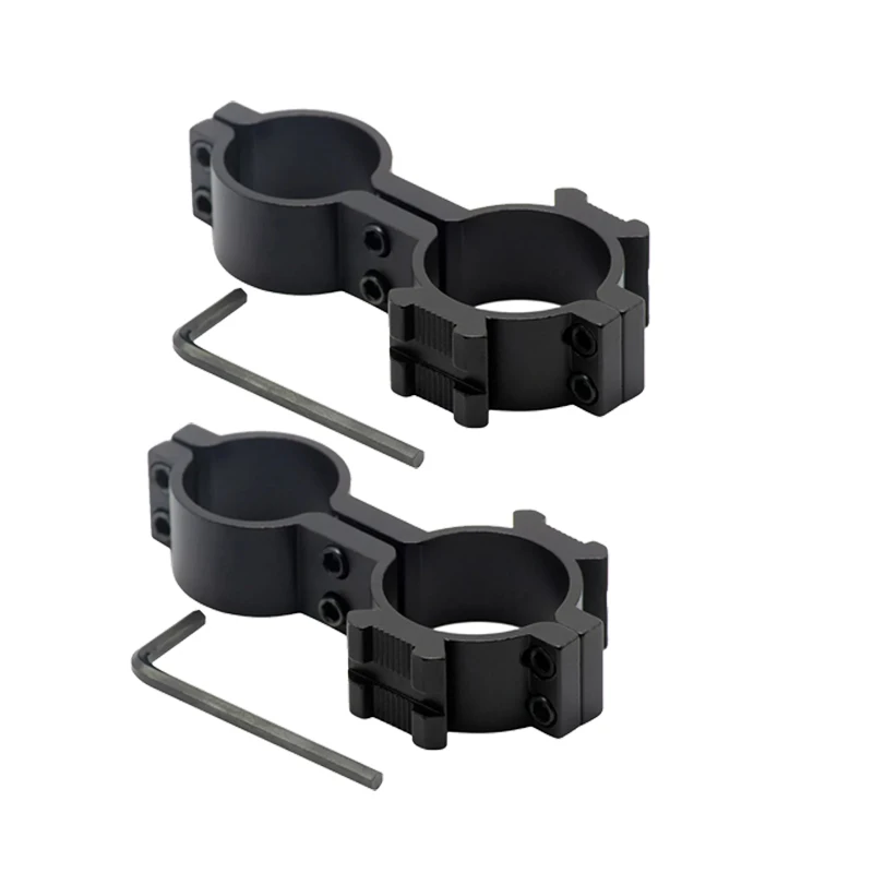 Bracket Barrel Mount Holder Tube 25.4mm 30mm/1inch Heavy Duty With Double 20mm Rail For Flashlight Torch Laser Scope - view 5