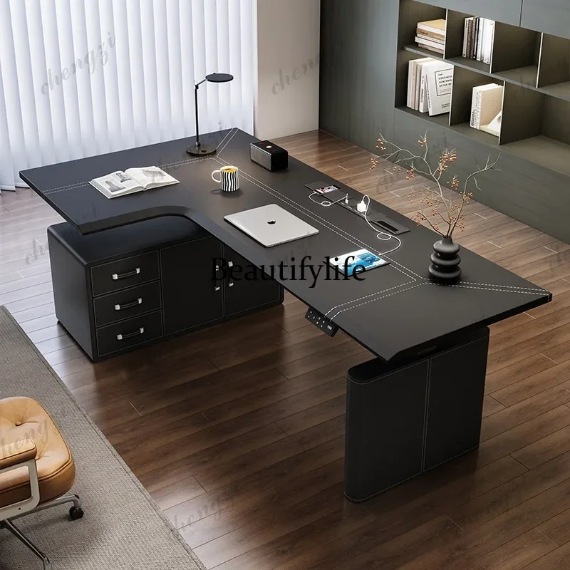 Z138 Corner electric lifting table leg bracket, corner workbench office, home computer study table