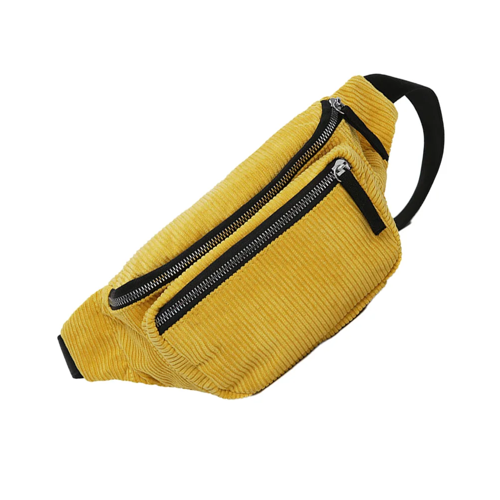 

Yellow Bum Bag Phone Purse Outdoor Wasit Messenger Women Backpacks Girls Lightweight Large Capacity Fashion Stylish Travel