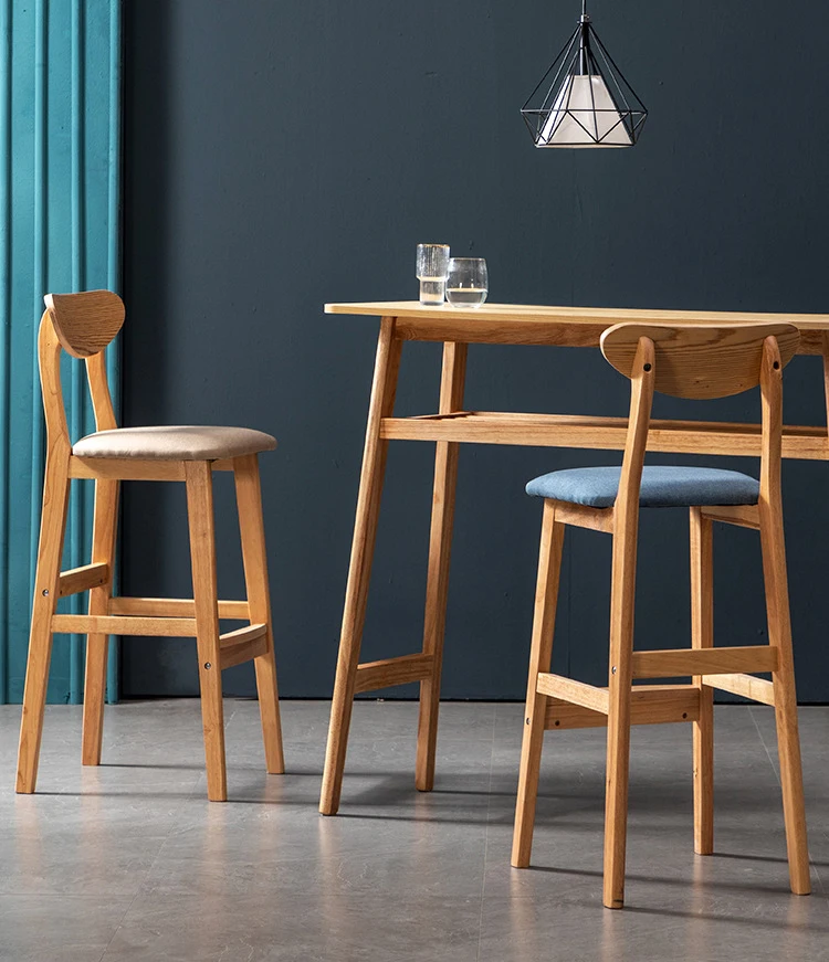 !@Wood Modern Nordic Design Super Comfortable Durable Dining Chair Removable Cover Eco-Friendly 3-Year Warranty Home Office