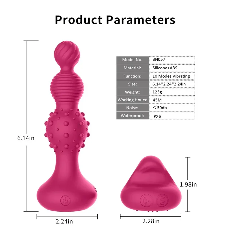 Buttpl-Ensemble de jouets sexuels pour hommes, plug anal lumineux, vibrateur en silicone, plug anal et anal