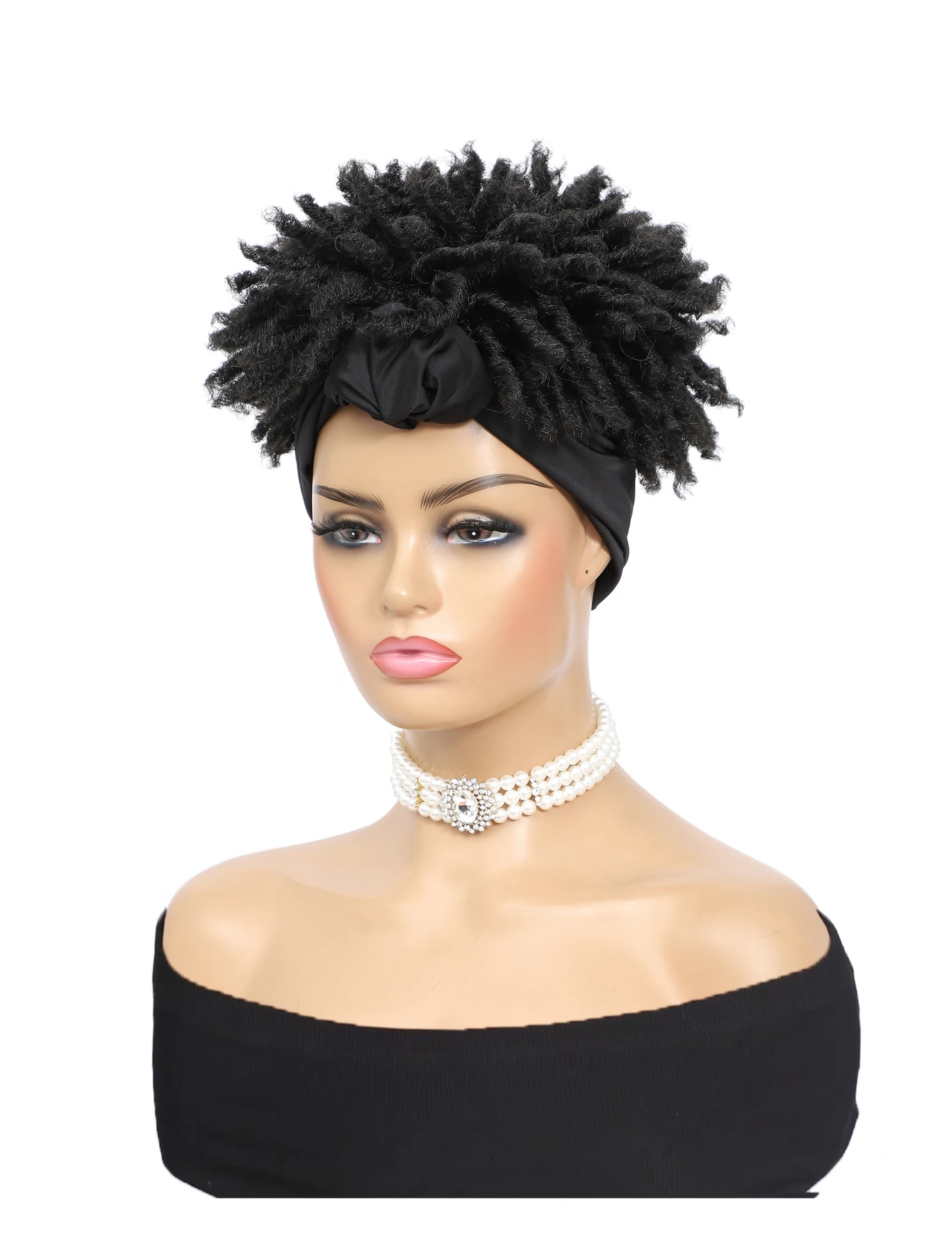 Short Braid Synthetic Wig for Men and Women