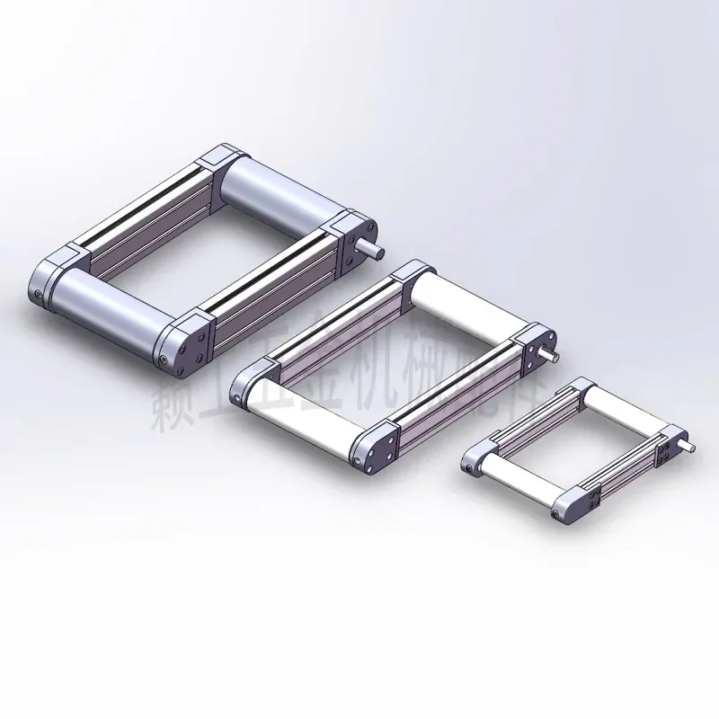 Assembly line accessories head and tail 2040 fixed seat 3060 roller seat 4080 bearing seat belt conveyor tensioning image 3