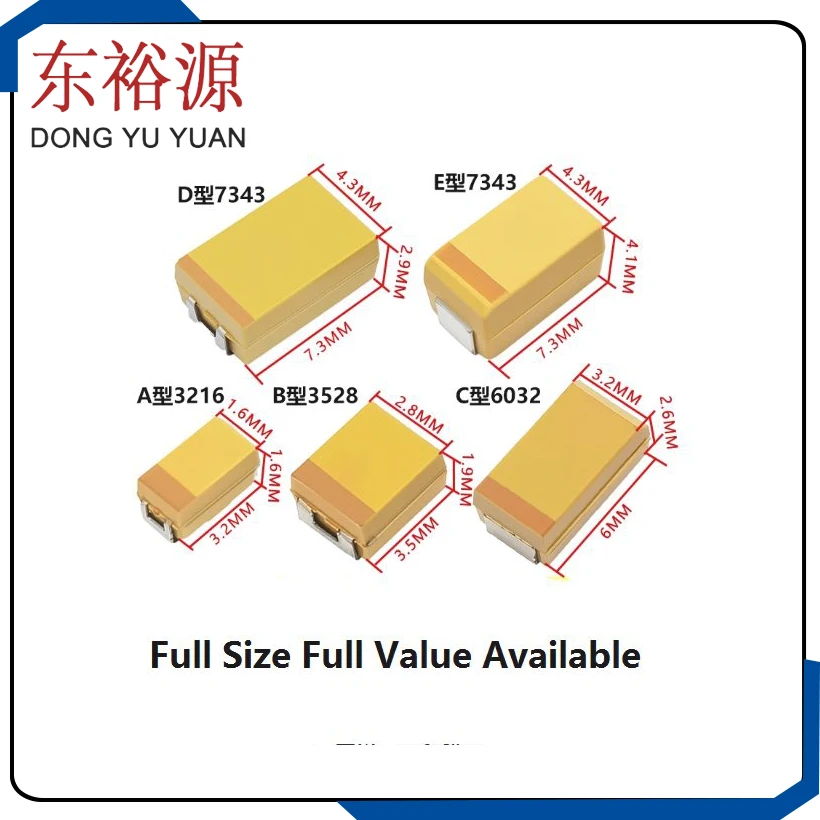 10PCS 4V 6.3V 16V 2…