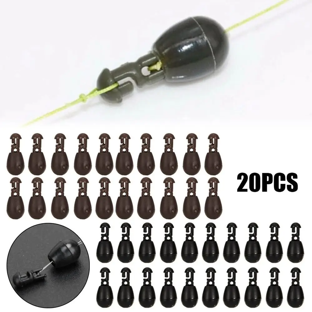 20pcs/set Beads Quick Change Carp Terminal Tackle Method Feeder Fishing Tools Connector Fish Tackles Pesca Iscas Accessories