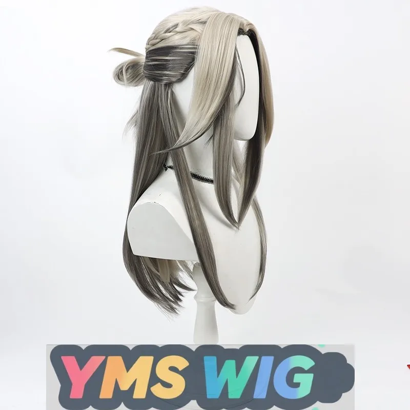 【YMS WIG】18TRIP Deer Li Guang Cosplay Wig HAMA 4th Division Leader Multi-Color Highlighted Scalp Style