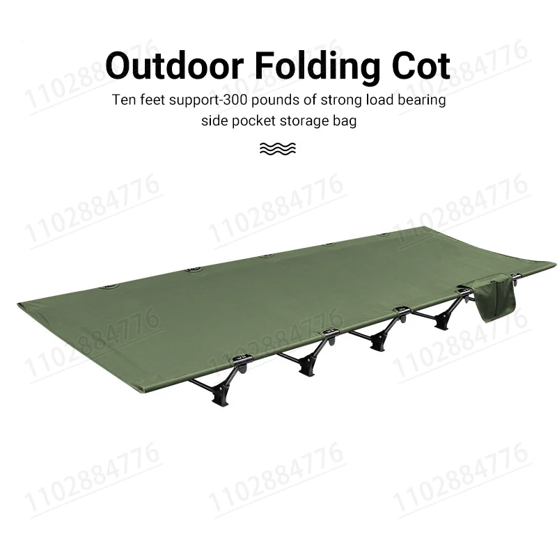 Portable Camping Bed Folding Camping Bed Outdoor Bed Comfortable Camping Sleeping Bed for Adults and Children