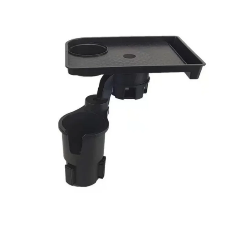 ISURE MARINE Car Tray Cup Holder Car Water Cup Storage Rack With Rotatable Expandable Tray Car Interior Storage Tray