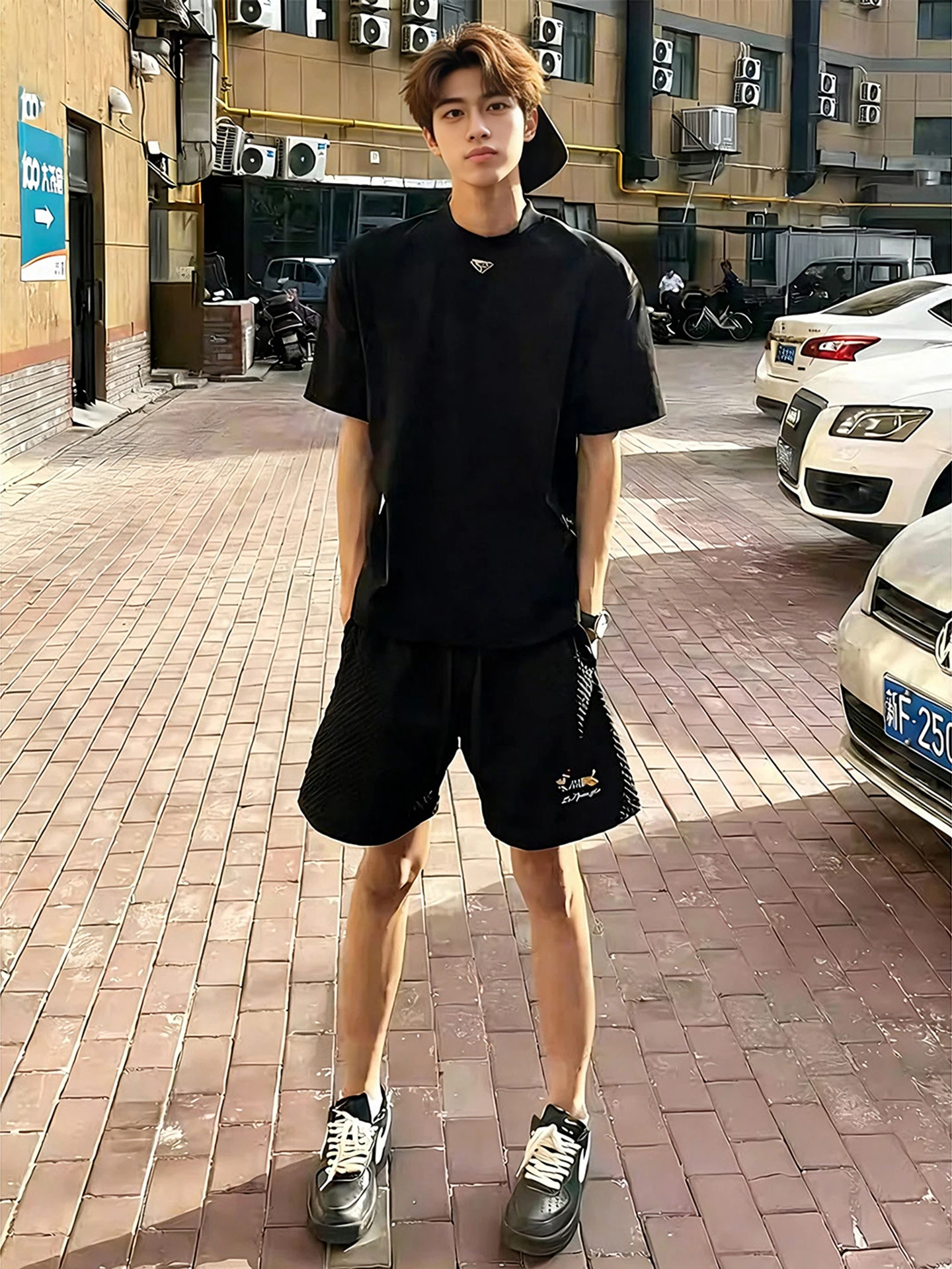 

Американские летние шорты-бермуды с вышивкой, быстросохнущие, повседневные, для комфортного охлаждения