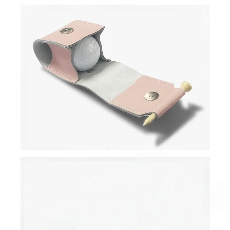 

Одиночный чехол для мяча для гольфа, маленькая поясная сумка для хранения, спортивная сумка, чехол для спортивных аксессуаров на открытом воздухе, горячий подарок, чехол для мяча для гольфа из воловьей кожи