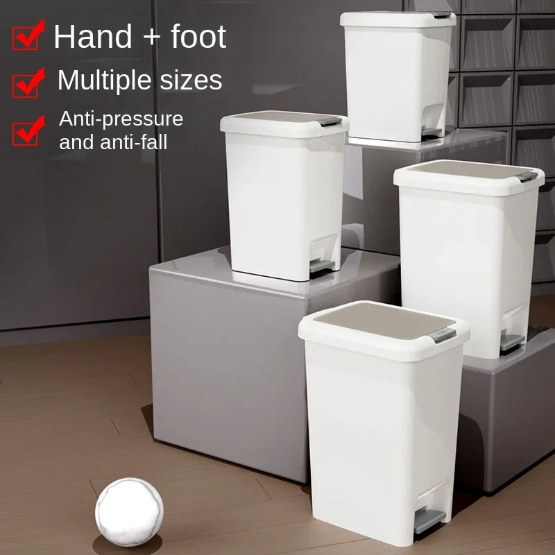 Trash bin Household toilet Kitchen toilet with large trash can holding bedroom plastic open foot