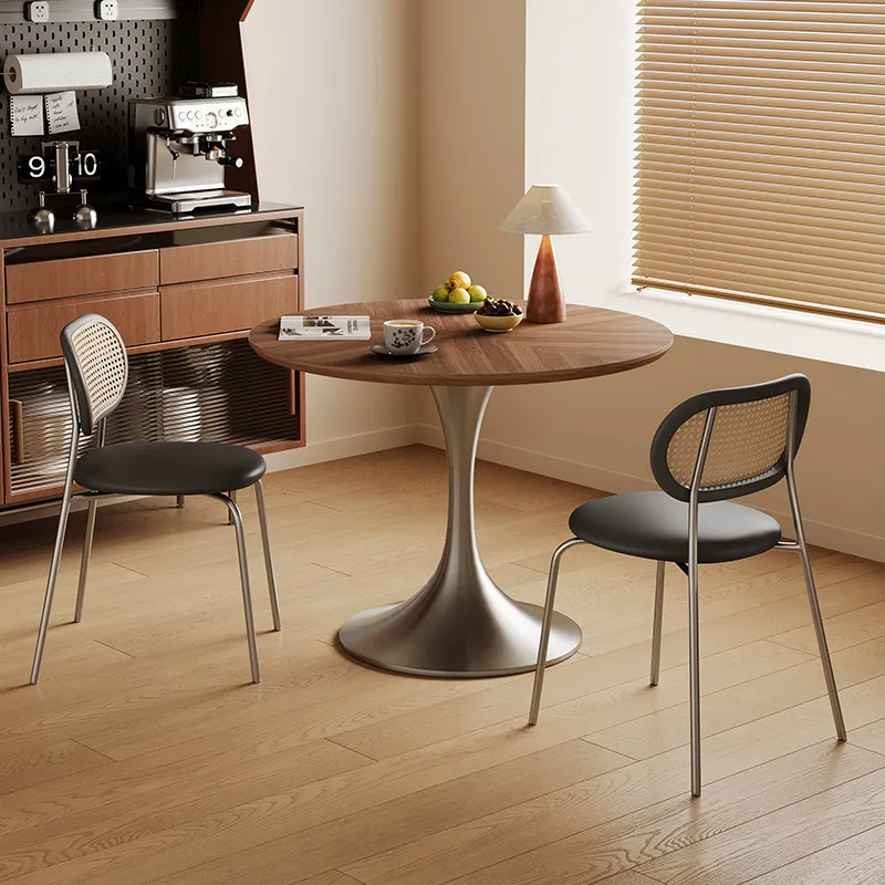 New home small apartment dining room dining table living room designer meeting table desk studio desk