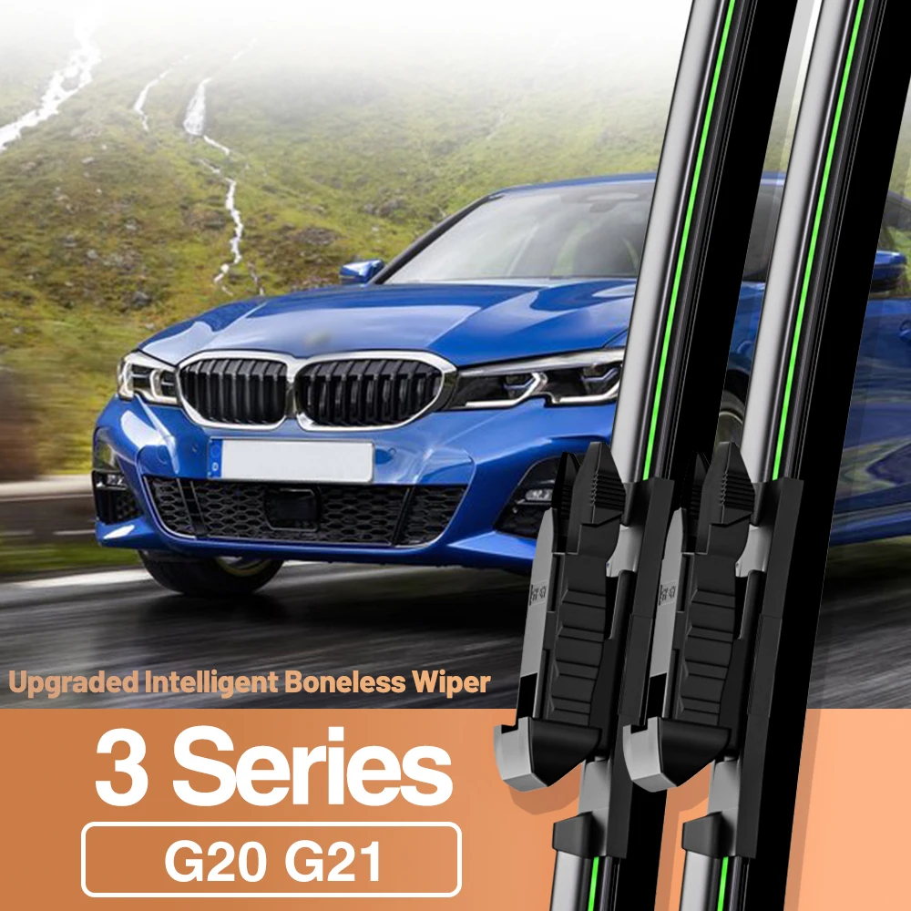 

2pcs For BMW 3 Series G20 G21 2019-2023 Front Windshield Wiper Blades Windscreen Window Accessories 2020 2021 2022