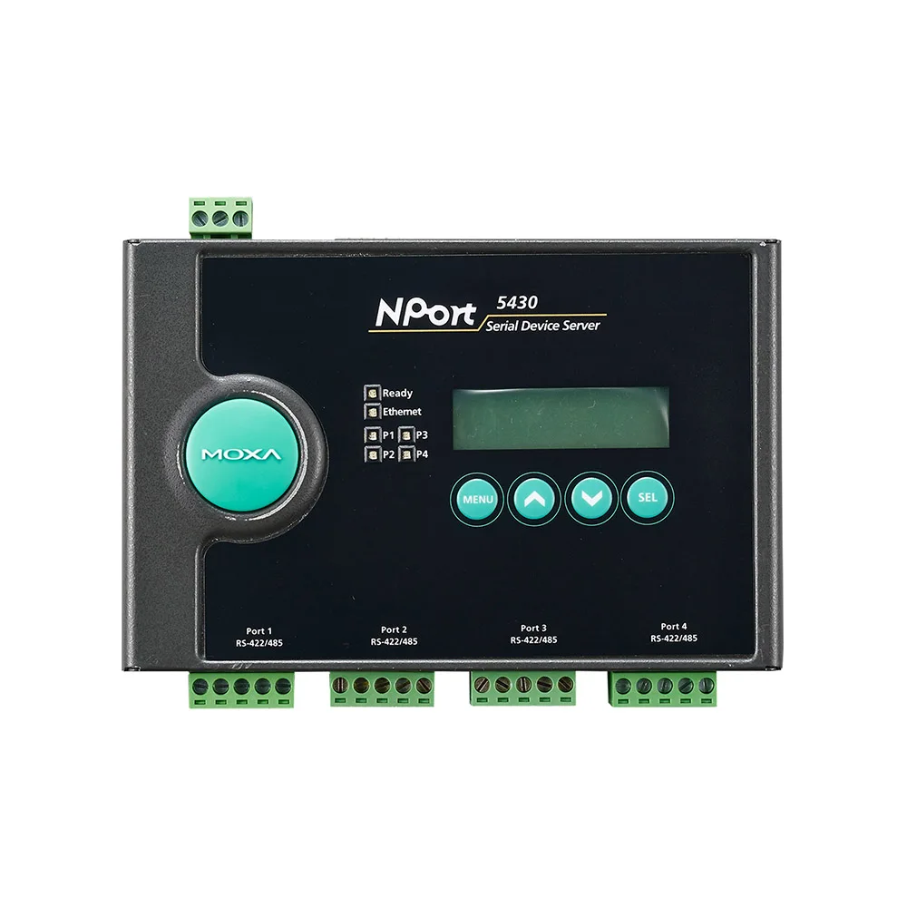 MOXA NPort 5430 5430I 4-портовое устройство RS422/485 с последовательным портом, сетевой сервер, независимый режим работы