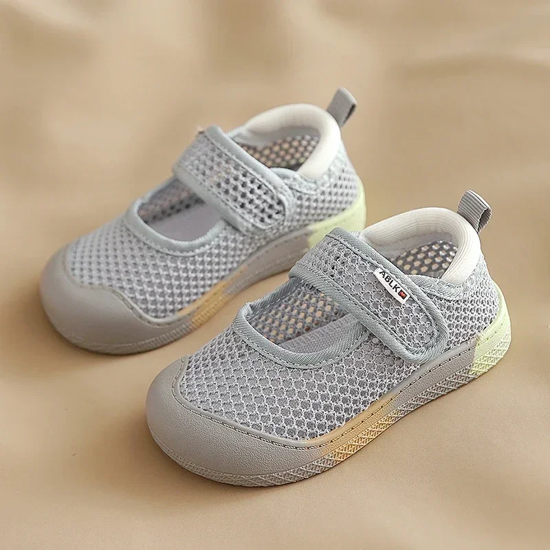 Summer Baby Girls Casual Shoes Infant Toddler Shoes Comfortable Kindergarten Kids Shoes Breathable Mesh Children Sneakers