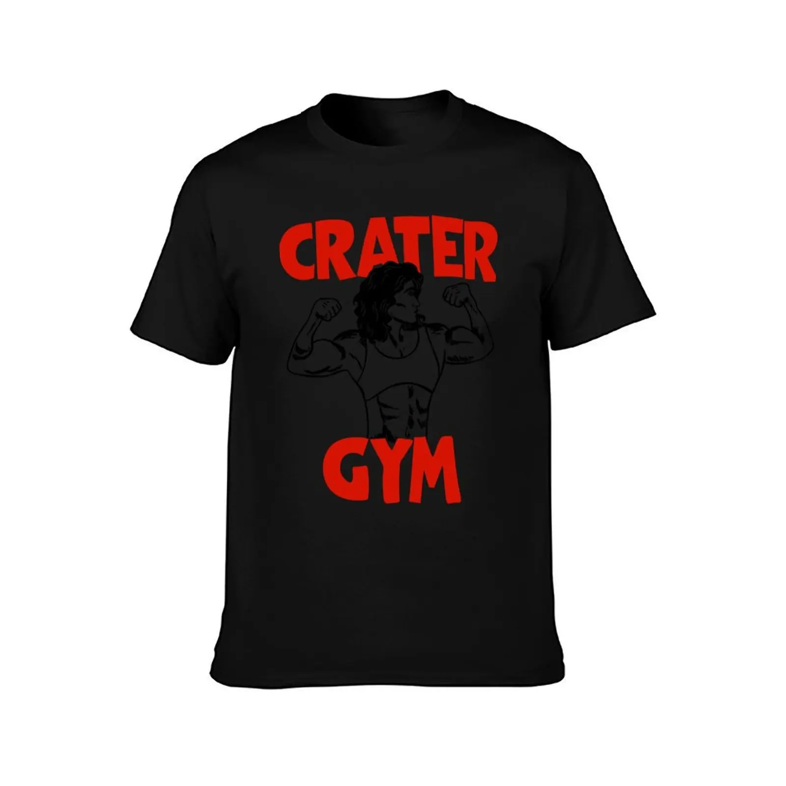 Love Lies Bleeding Inspired Crater Gym Tee T-Shirt Basic Solid Color Short Sleeve Cotton Top