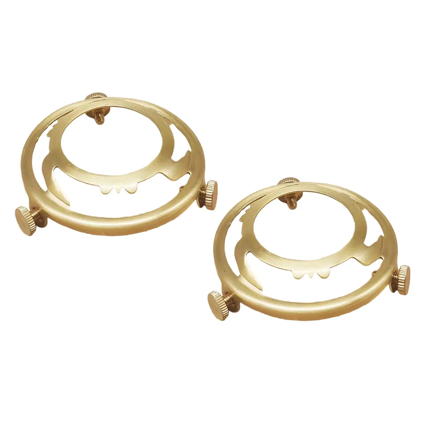

2Pcs Lampshade Retaining Rings Lamps Holder 3 Screws Bulb Base Adapter Universal Bulb Holder Light Outer Rings