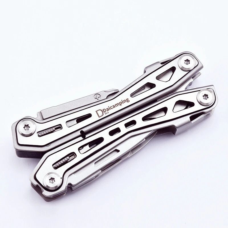 Daicamping DL3 Portable Folding Knife Cutter Multitool Mini Multifunctional 3cr13 Tools Multi-Tool Clip Pliers Hand Tools Sets