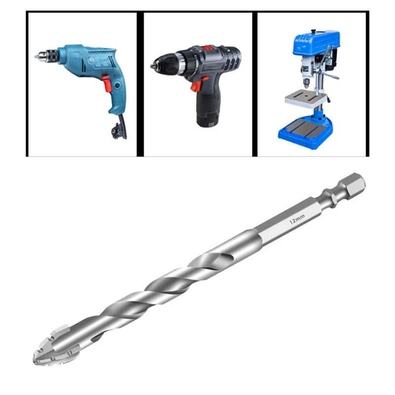 4pcs قطع الحفر الملتوية غريب الأطوار مع أربعة منشورات الفلوت لرخام البلاط الخشبي. y5ga