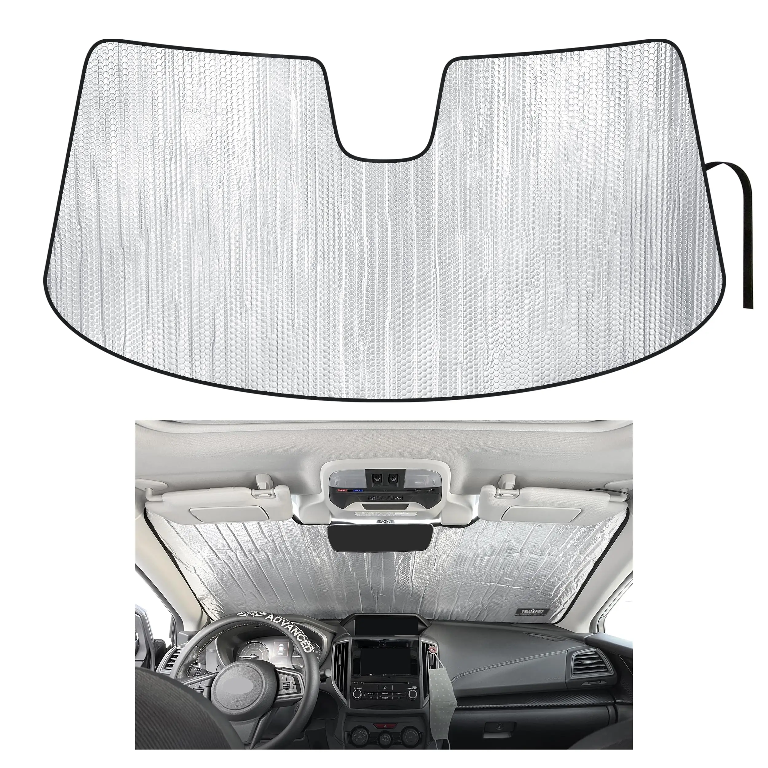 

Precision-Fit Reflective Windshield Sun Shade With UV Protection For Subaru Crosstrek 2018–2023 Models
