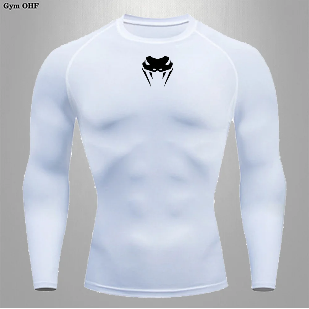 Gym Slim Fit T shirt For Men Sports Lycra Outdoor Cycling Tight Fitting Shirt Casual Jogging Breathable Quick Drying T shirts