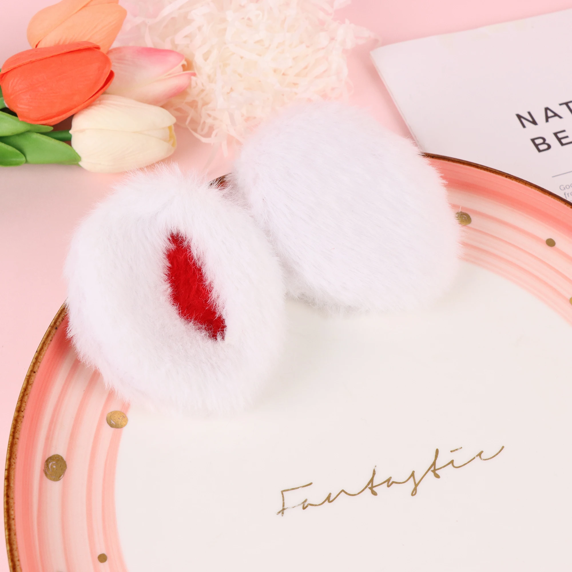 Orejeras peludas Unisex para exteriores sin calentadores de orejas orejeras de invierno protección para los oídos a prueba de viento orejeras regalos de navidad